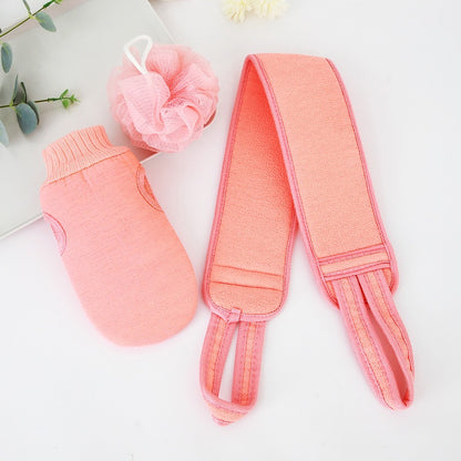 Everything Shower Exfoliation Trio — Body Glove, Back Scrubber & Bath Sponge