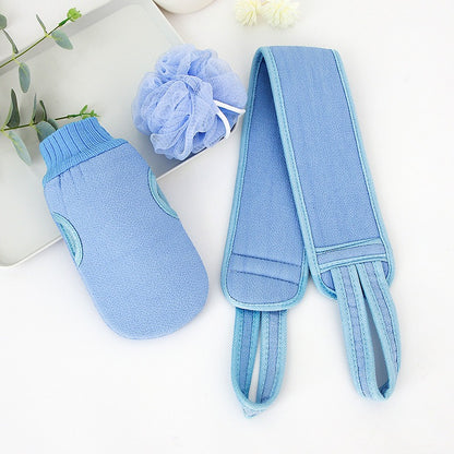 Everything Shower Exfoliation Trio — Body Glove, Back Scrubber & Bath Sponge